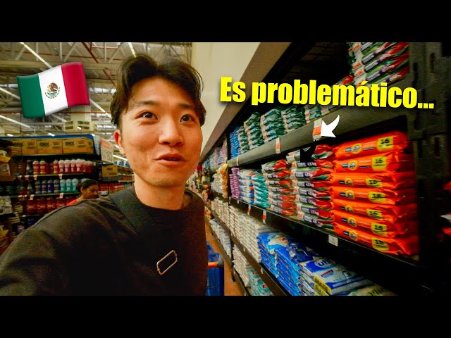 Japonés reacciona a SUPERMERCADO en México