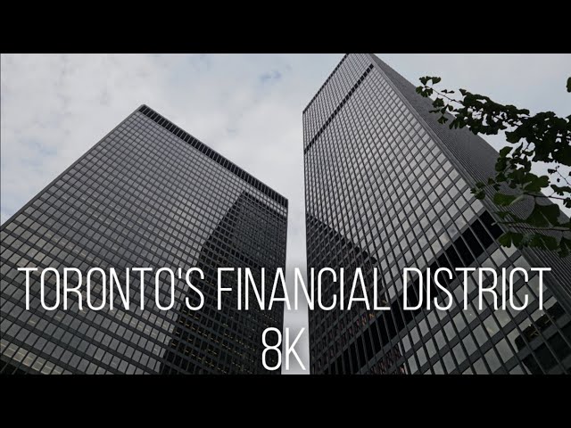 Toronto's Financial District: An 8K Cinematic Experience #toronto8k