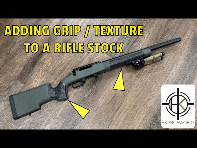 How to Add Grip Texture to a Rifle Stock