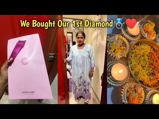 We bought our First Diamond 💍♥️🧿 | Happy Dhanteras ✨ | Riya Thakur