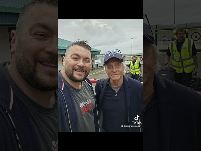 Video Exclusive Of Meeting Michael Douglas