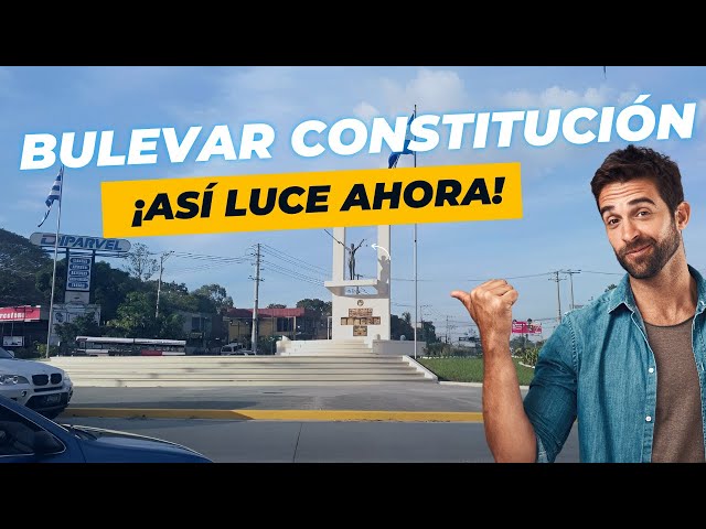 😍📍 BULEVAR CONSTITUCIÓN SAN SALVADOR  🚘 🇸🇻 [ LA CHULONA] ROAD TRIPS EL SALVADOR 4K