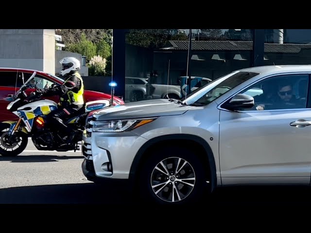 New Zealand Police VIP Escort Motorcade