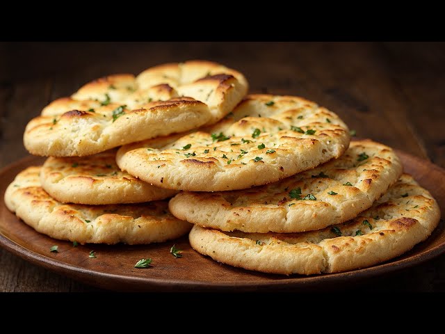 The famous pita bread in 5 minutes that melts in your mouth! Grandma's favorite recipe!