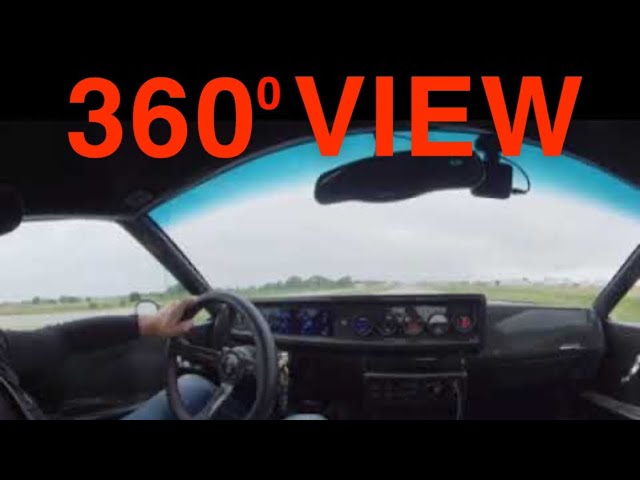 Carbon fiber interior view with a 360 camera