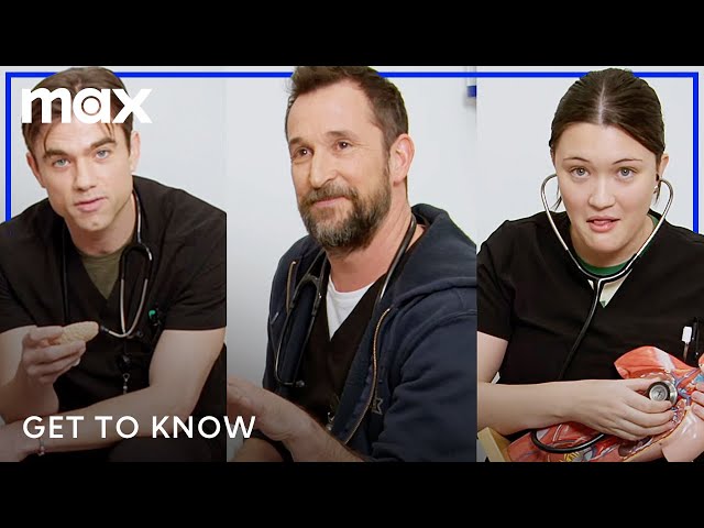 Noah Wyle & the Cast of The Pitt Get To Know | The Pitt | Max