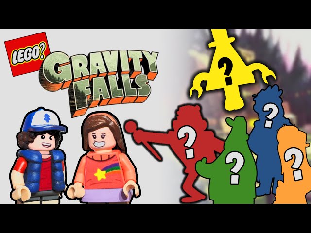 I Made Gravity Falls into CUSTOM LEGO Minifigures!