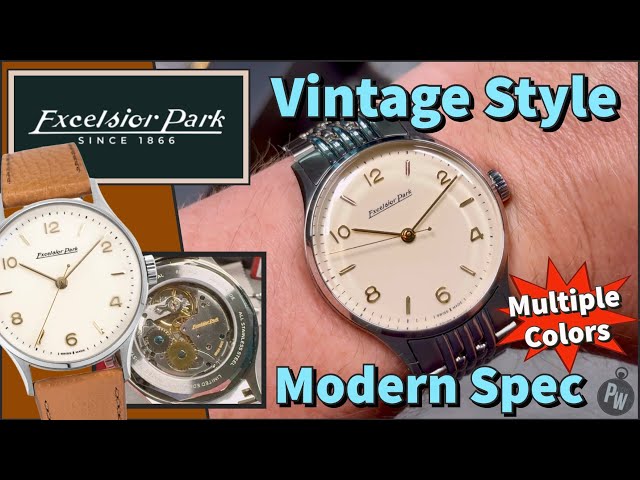 Excelsior Park 884-SI — A Quality Vintage Inspired Swiss Made Dress / Casual Watch With Modern Flare