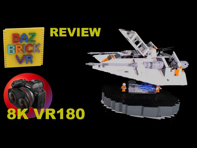 VR180 8K Lego Review 75144 Snowspeeder Star Wars Ultimate Collectors Series BazBrickVR S01E17