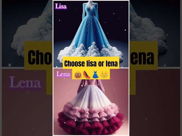 Lisa or lena compilation 👜👠👗👑 #shorts #tiktok #chooseyourgift #123go #lisaorlena #choose #gift #fyp