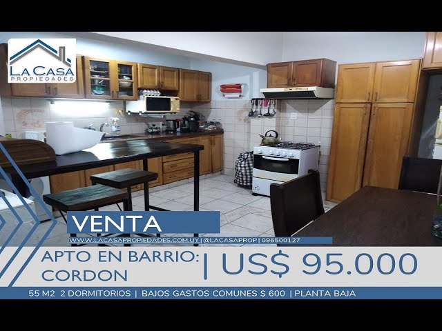 En Venta: Apartamento interior dos dorm