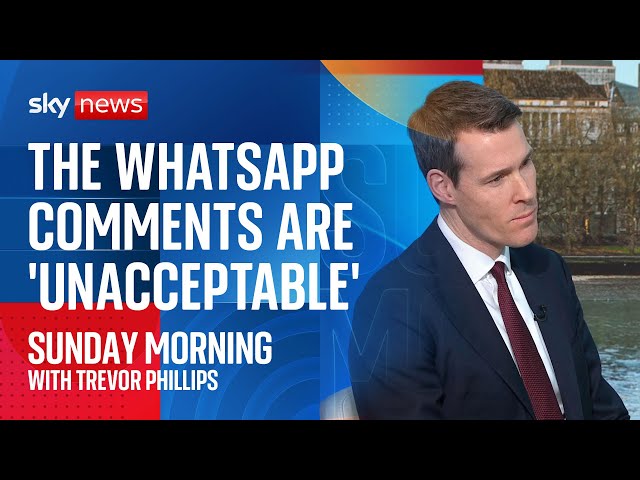 The comments Andrew Gwynne made in a WhatsApp group were "unacceptable"