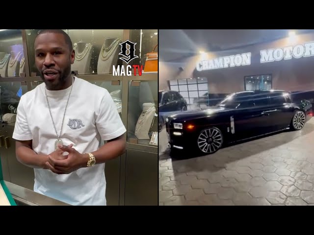 Floyd Mayweather Buys A $400k Rolex Watch & 2 Rolls Royce's Ahead Of His 48th B-Day! ⌚️🚘🚘