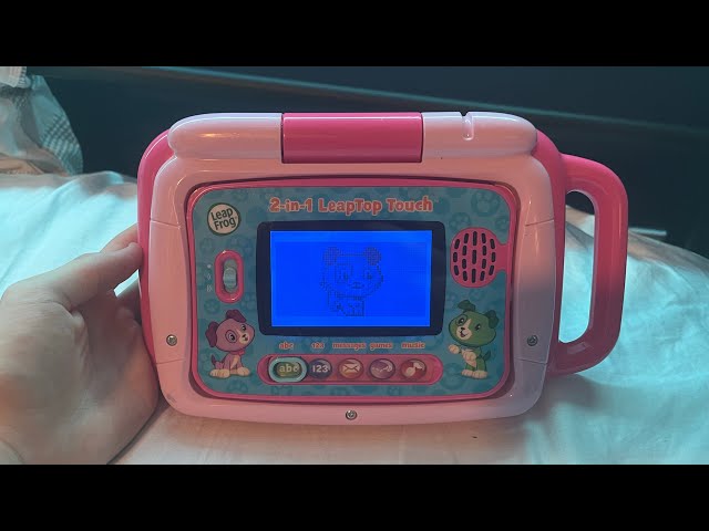 LeapFrog 2 In 1 LeapTop Touch Sarcasm Review - TABLET MODE