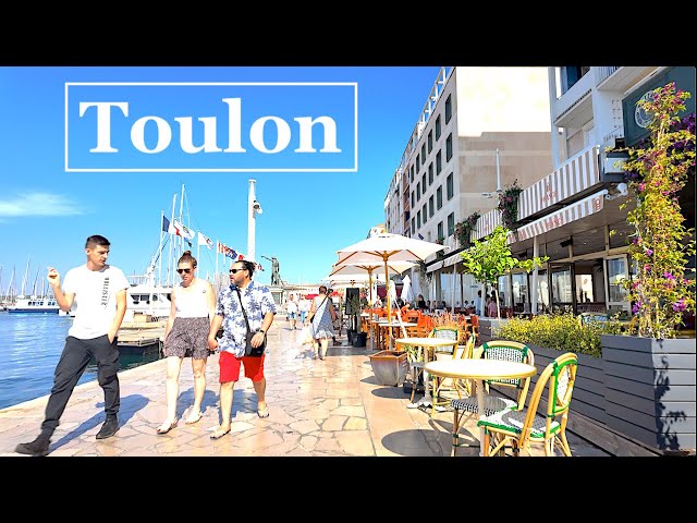 Toulon, France - Walking tour in Toulon 4K HDR - Toulon 4K Ultra HD