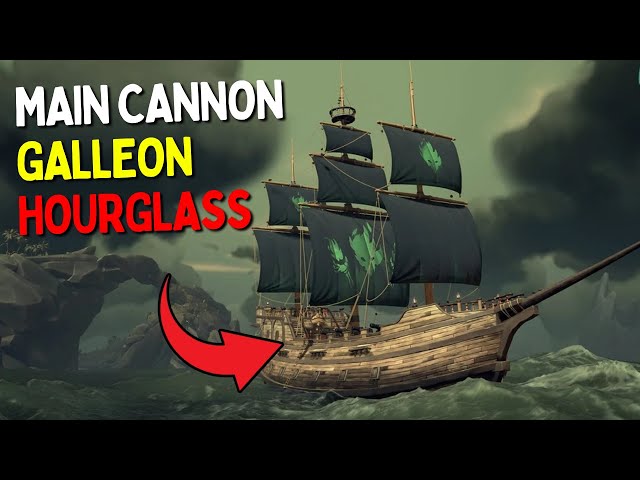 Galleon Hourglass PvP Main Cannon POV (Sea of Thieves)