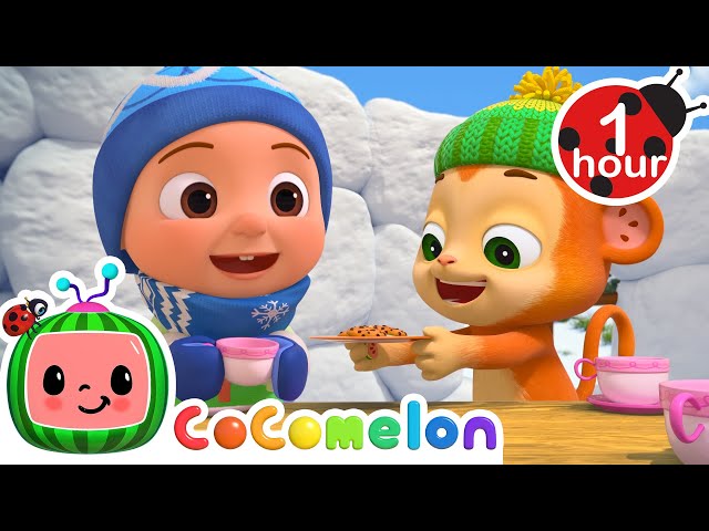 A Chilly Holiday Tea Party 🫖 | CoComelon - Animal Time | Nursery Rhymes for Babies