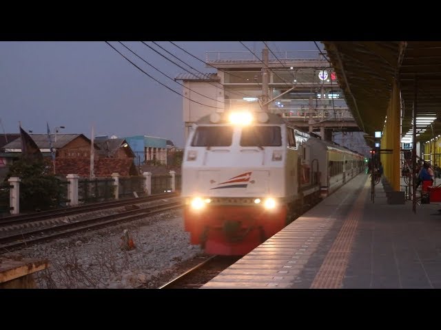 KA TEGAL EKSPRES Melintas Langsung Stasiun Kranji