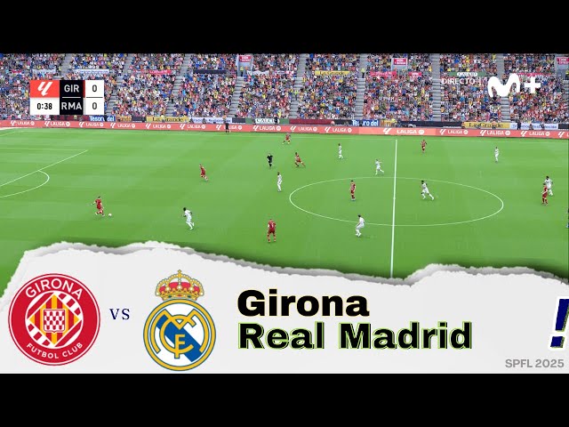 🔴Girona FC vs Real Madrid English Commentary | Spanish La Liga 2024/25