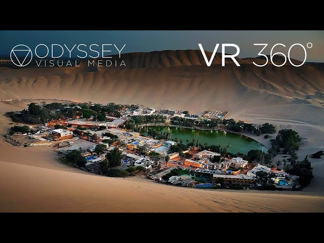 Huacachina Oasis Virtual Tour | VR 360° Travel Experience | Peru