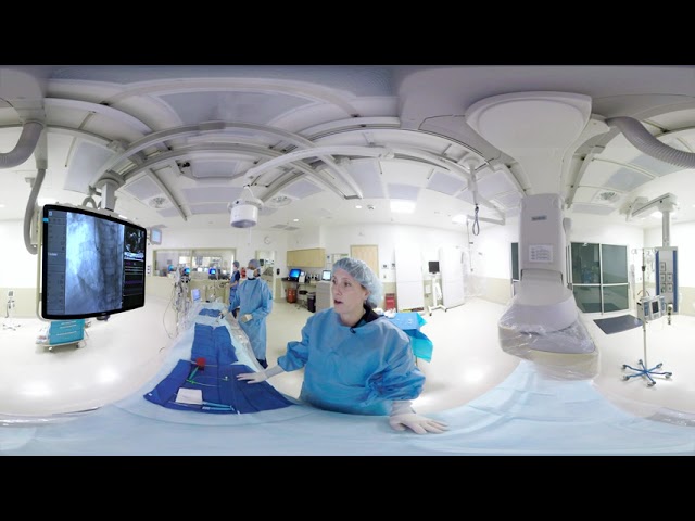 UT Southwestern Medical Center - Cath Lab Walkthrough in 360