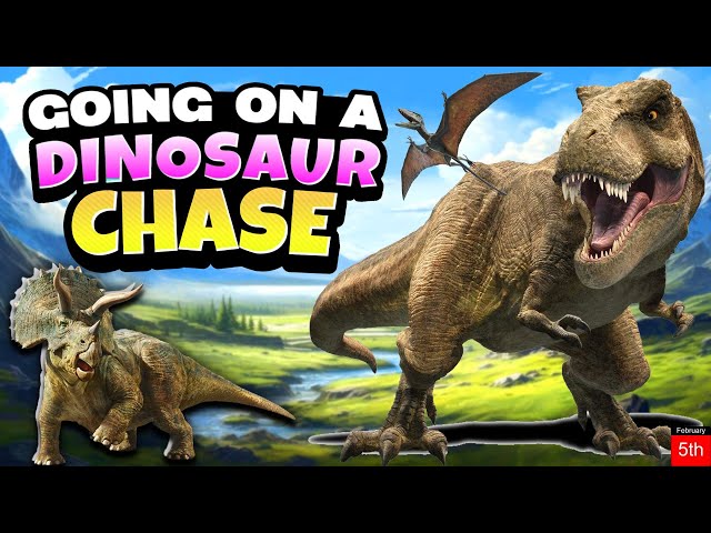 We're Going on a Dino Hunt Freeze Dance | Brain Break Go Noodle Exercise | Danny Go! T-rex Run