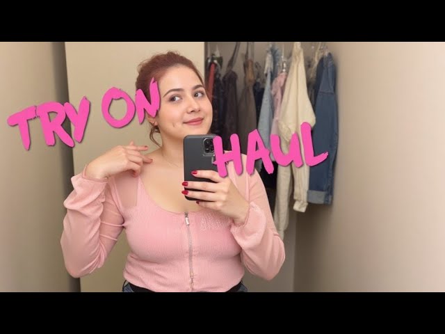 4K Transparent Pink Top Black Short Try-On Haul | Transparent Clothes Review With Lori | New Trend