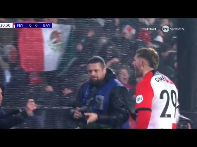 Het doelpunt van Santiago Giménez | Feyenoord x Bayern München 1-0 Terugblik | Champions League 2025