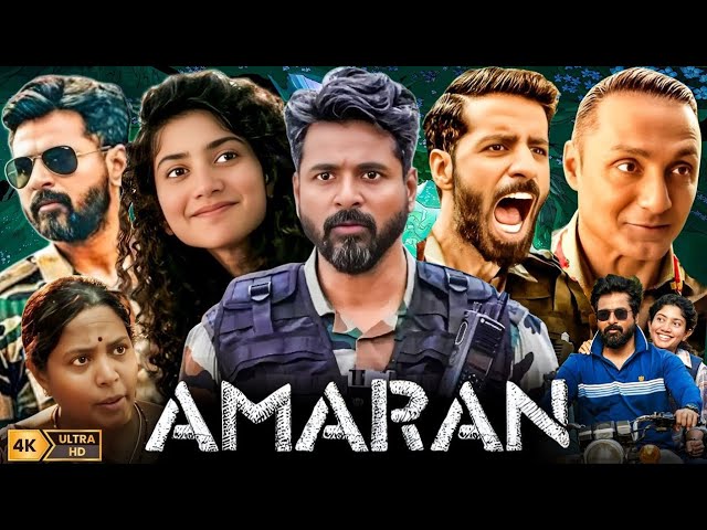 Amaran (2024) Full Movie in Hindi dubbed |Sivakarthikeyan, S.Pallavi, Bhuvan Arora || Facts & Review