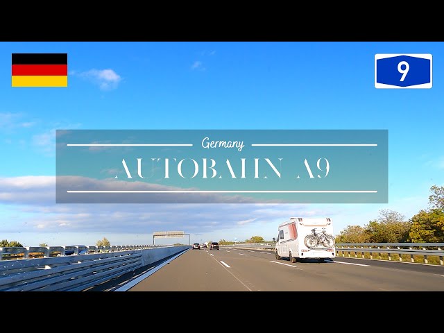 Drive in Germany - Autobahn A9 Top Speed to Berlin