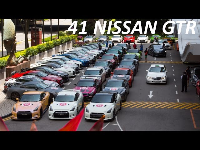 Singapore 41 Nissan GTR Gathers - CNY 2015