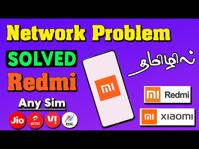 Redmi Network Problem Solution Tamil | Mi Mobile Network Problem | Xiaomi