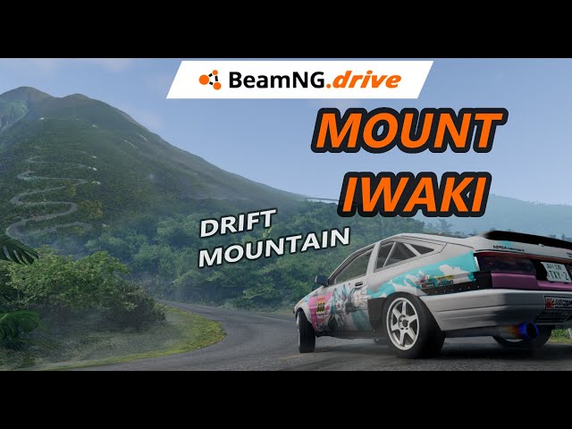 Mount Iwaki - BeamNG | Early Access release trailer | Real life map for drift touge rally and more