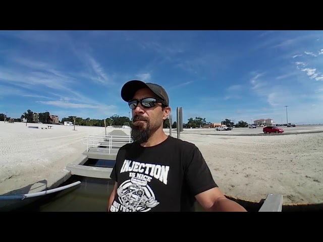 360 VR video of a sailboat Hurricane Nate destroyed