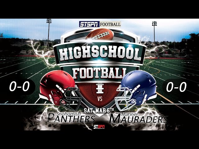 FOOTBALL - SNOHOMISH PANTHERS vs MARINER MARAUDERS