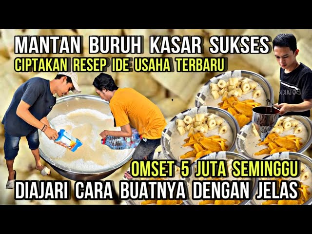 SEMINGGU OMSET 5 JUTA! MASIH NGANGGUR BISA BUKA USAHA INI! DIAJARI JELAS DETAIL RESEP TAKARANNYA