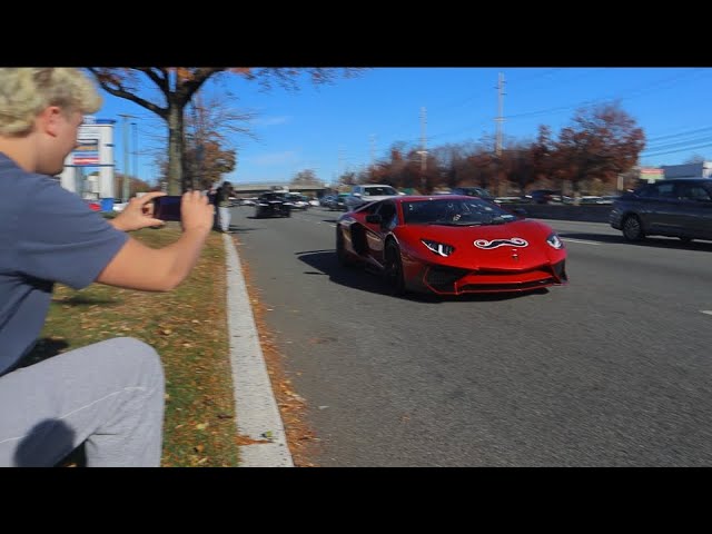 ALL LAMBORGHINI RALLY FULL THROTTLE - 30+ LAMBORGHINIS!! Gintani Aventador, Revuelto, & More!