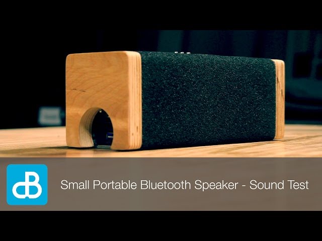 Small Portable Bluetooth Speaker - SOUND DEMO - by SoundBlab