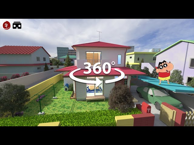 VR 360 - Shin Chan House VR 【8K Video Quality】