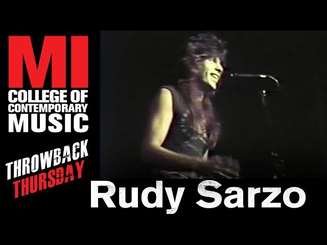 Rudy Sarzo Live | Throwback Thursday | Musicians Institute