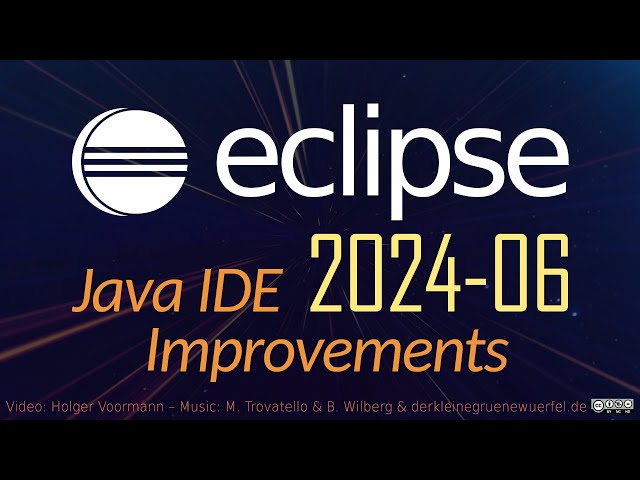 Eclipse 2024-06 Java IDE Improvements