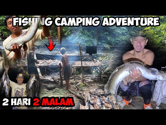 HUJAN Deras Saat Petualangan Fishing Camping Adventure Jelajah Hutan Rimba Belantara Hulu Sungai