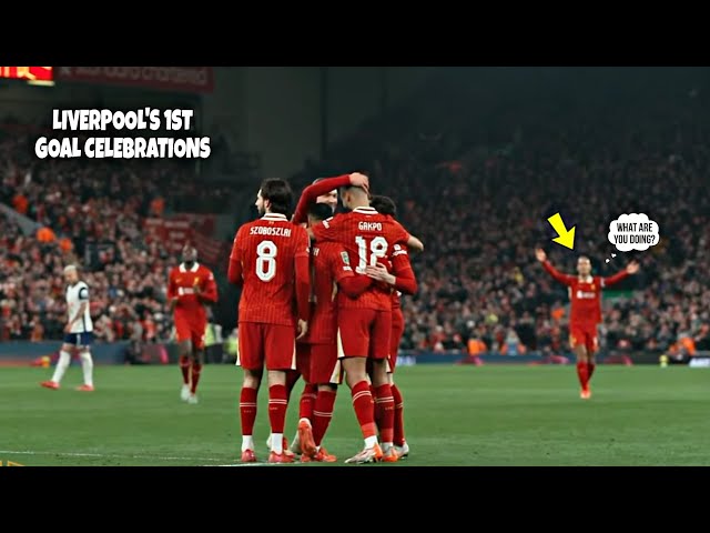 Van Dijk's INSANE Reaction To Liverpool Goal 🔥