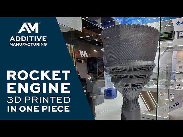 Rocket Engine 3D Printed in One Piece with No Postprocessing | Formnext 2024