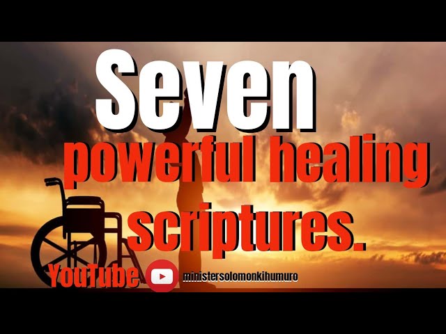 BE HEALED ||HEALING SCRIPTURES MEDITATION PRAYER SLEEP.