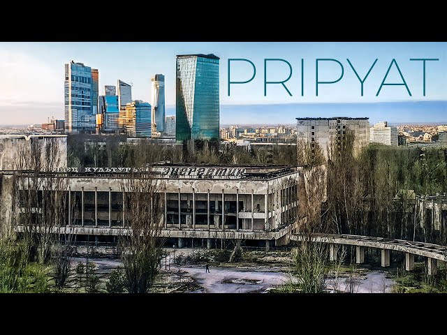 The abandoned city of Pripyat (Chernobyl) is prospering before your eyes. Ukraine