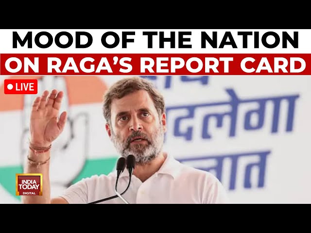 Mood Of The Nation LIVE: India Today Decodes Rahul Gandhi's Political Performance In Recent Times