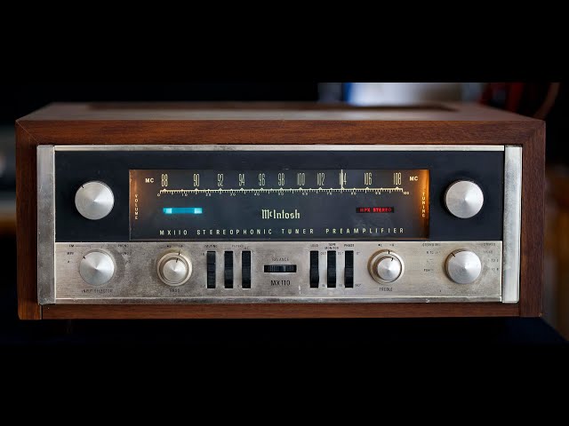 McIntosh MX110 FM Tuner/ Preamplifier- Vintage Audio Review Episode #152