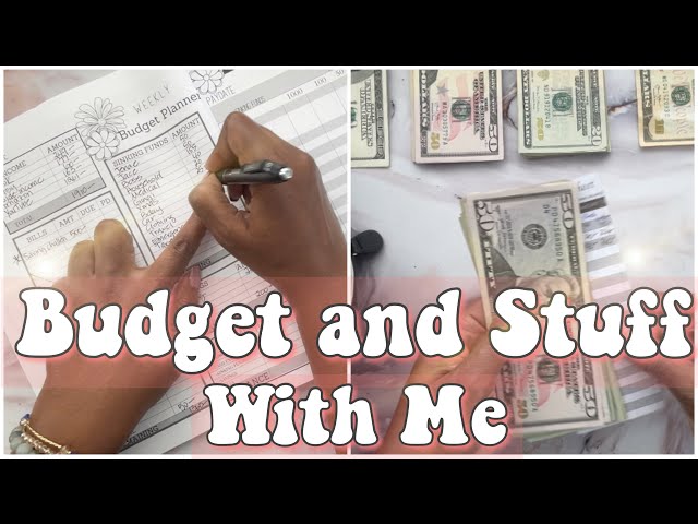 BUDGET WITH ME FOR BEGINNERS| CASH ENVELOPE STUFFING FOR BEGINNERS| SIDE INCOME BUDGETING