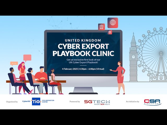 UK Cyber Export Playbook Clinic